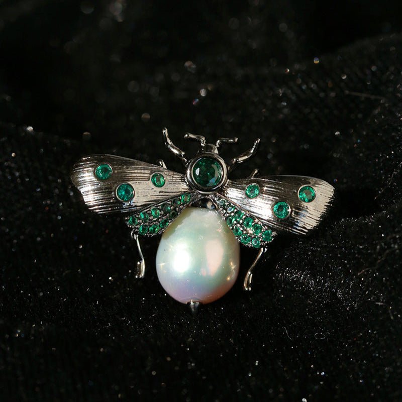 Art Deco-Inspired Insect Brooches 