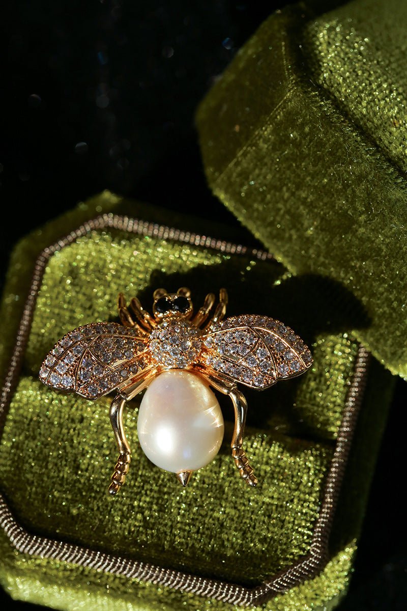 Art Deco-Inspired Insect Brooches 