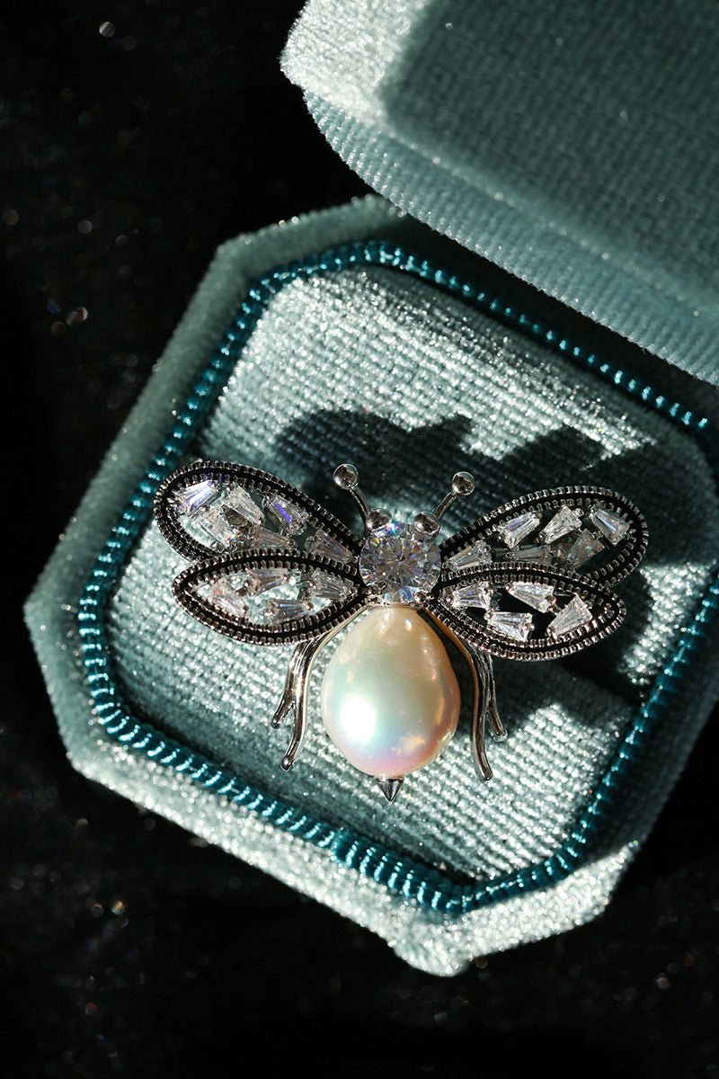 Art Deco-Inspired Insect Brooches 