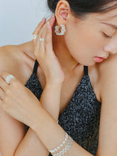 Load image into Gallery viewer, Artisanal Crochet-Inspired Huggie Earrings
