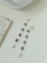 Load image into Gallery viewer, Artistic Two-Tone Long Dangle Earrings
