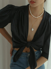 Load image into Gallery viewer, Baroque Pearl Drops Pendant Necklace
