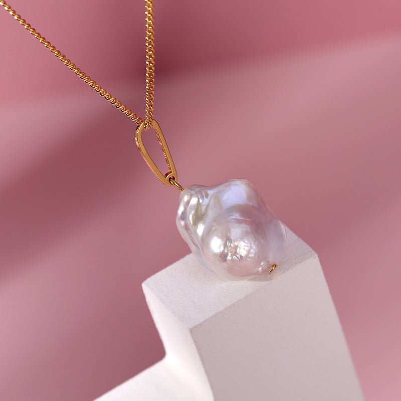 Baroque Pearl Drops Pendant Necklace