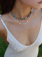 Load image into Gallery viewer, Bohemian Multi-Gemstone Bead Choker Necklace
