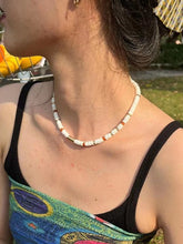 Load image into Gallery viewer, Bohemian Multi-Gemstone Bead Choker Necklace
