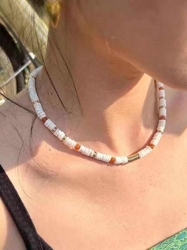 Bohemian Multi-Gemstone Bead Choker Necklace