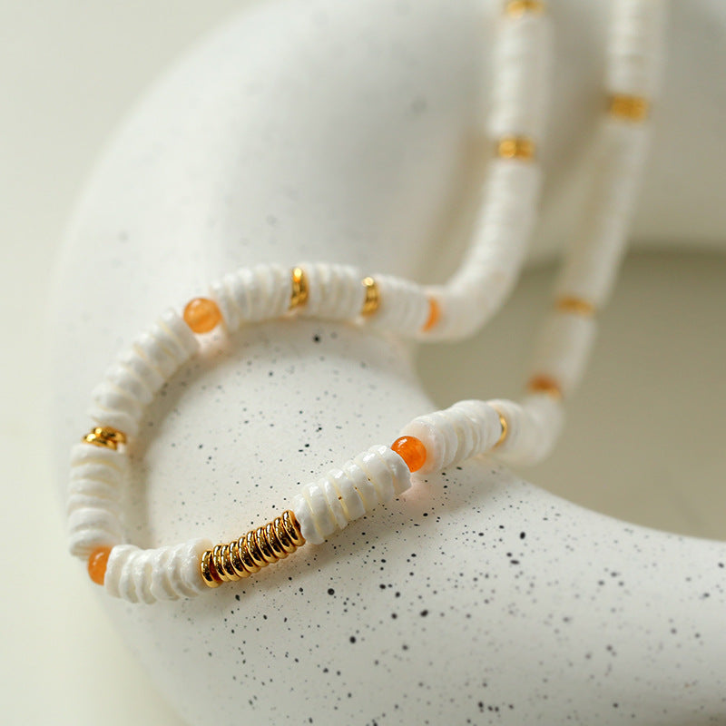 Bohemian Multi-Gemstone Bead Choker Necklace