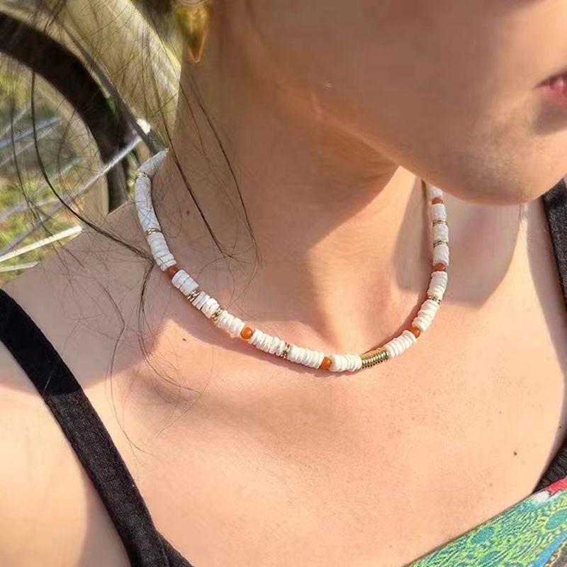 Bohemian Multi-Gemstone Bead Choker Necklace