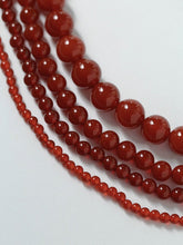 Load image into Gallery viewer, Bold Red Stone Beaded Necklace
