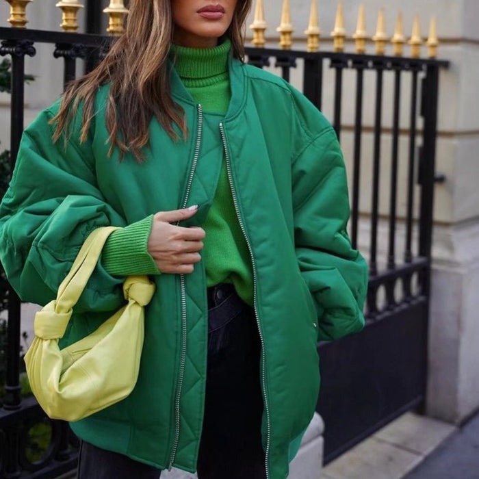 Loosr Bomber Zipper Up Jacket