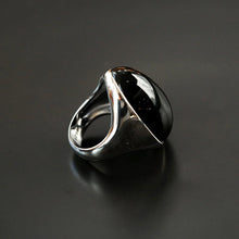 Load image into Gallery viewer, Classic Black Onyx Oval Egg Ring
