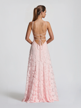 Load image into Gallery viewer, Elegant Spaghetti Strap Lace Maxi Dress
