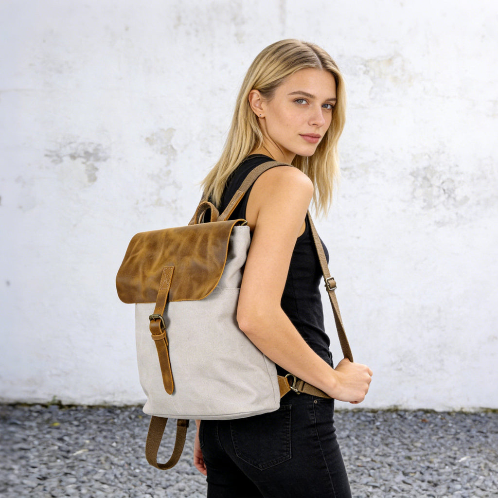 Cute Women's Canvas Backpack Rucksack School Bag