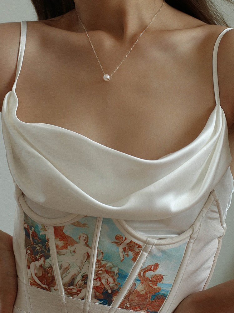 Dainty Pearl Pendant Necklace