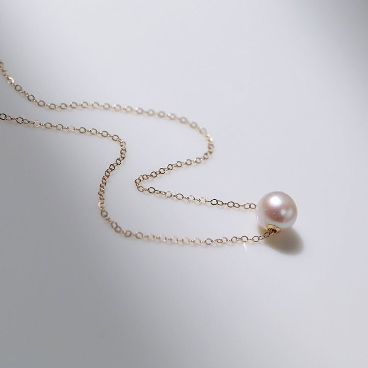 Dainty Pearl Pendant Necklace