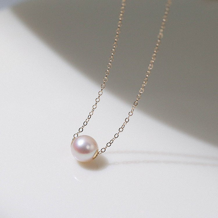 Dainty Pearl Pendant Necklace