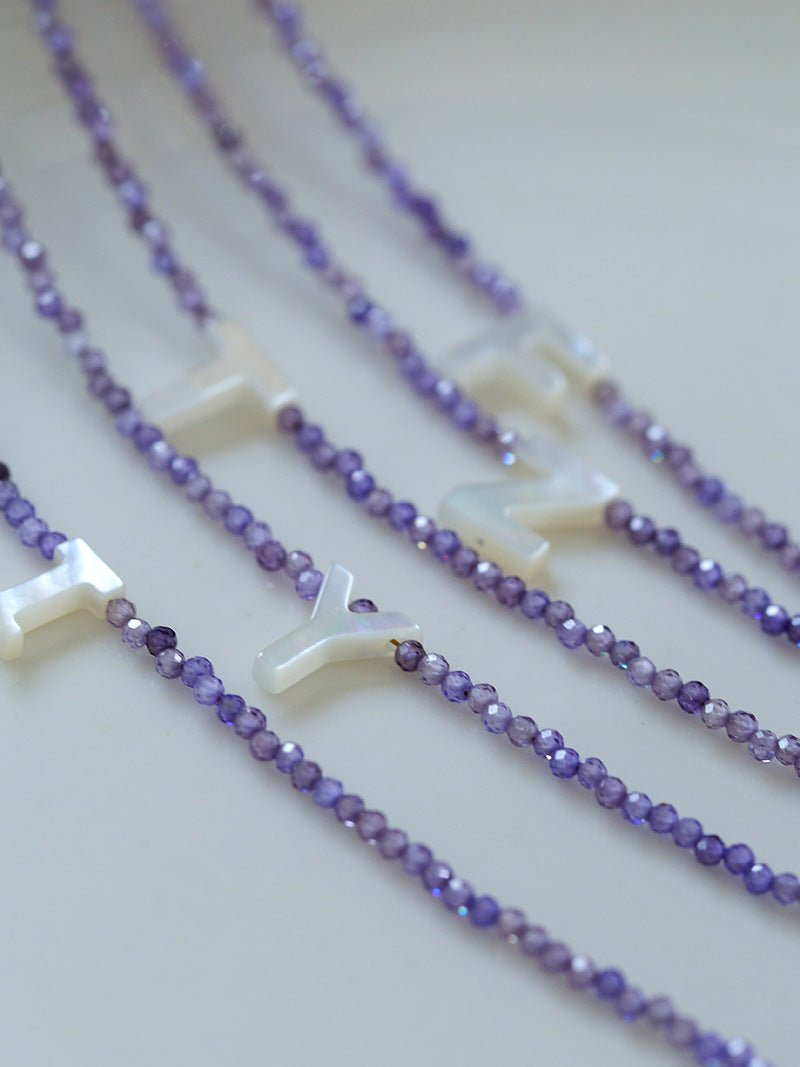 Delicate Colorful Beaded 26 Letters Bracelet