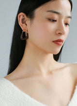 Load image into Gallery viewer, Geometric Irregular Enamel Glazes Earrings
