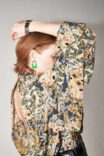 Load image into Gallery viewer, Geometric Irregular Enamel Glazes Earrings
