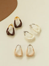 Load image into Gallery viewer, Geometric Irregular Enamel Glazes Earrings
