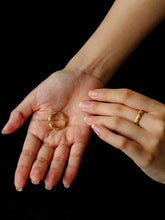 Load image into Gallery viewer, Gold-Tone Ring with Cubic Zirconia
