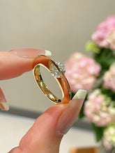 Load image into Gallery viewer, Gold Spinning Star Ring
