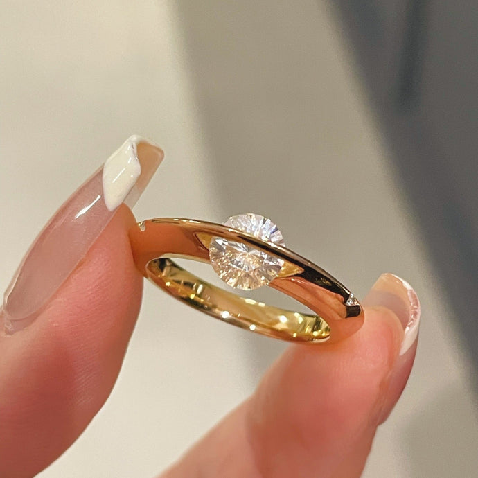 Gold Spinning Star Ring