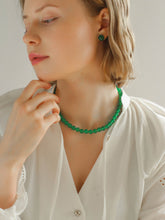 Load image into Gallery viewer, Green Emerald Beads Necklace
