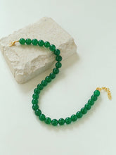 Load image into Gallery viewer, Green Emerald Beads Necklace 
