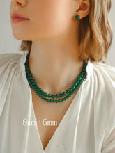 Load image into Gallery viewer, Green Emerald Beads Necklace
