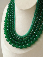 Load image into Gallery viewer, Green Emerald Beads Necklace
