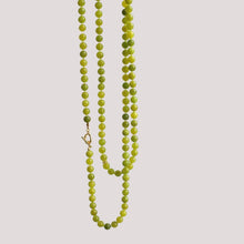 Load image into Gallery viewer, Green_Grape_Beaded_Long_Necklace
