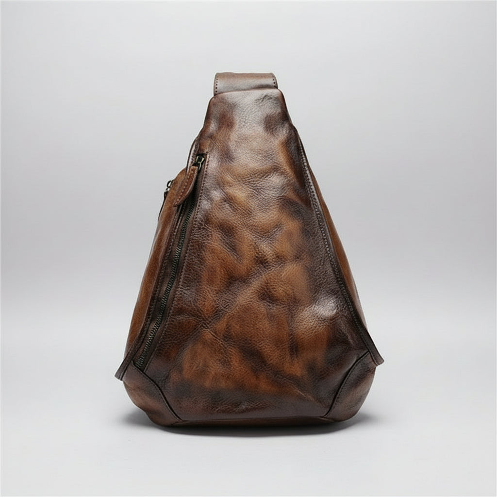 Handmade Ladies Genuine Leather Backpack Purse Small Rucksack Bag For Women