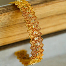 Load image into Gallery viewer, Intricate Lace Open Bracelet
