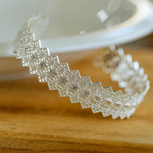 Load image into Gallery viewer, Intricate Lace Open Bracelet
