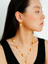 Load image into Gallery viewer, Irregular Baroque Pearls Stud Dangle Earrings
