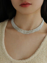 Load image into Gallery viewer, Layered Ruffle Statement Fringe Necklace
