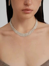 Load image into Gallery viewer, Layered Ruffle Statement Fringe Necklace
