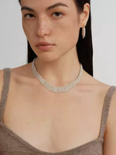 Load image into Gallery viewer, Layered Ruffle Statement Fringe Necklace
