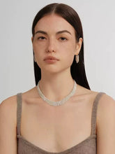 Load image into Gallery viewer, Layered Ruffle Statement Fringe Necklace
