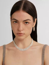 Load image into Gallery viewer, Layered Ruffle Statement Fringe Necklace
