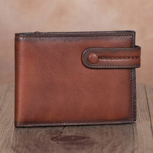 Load image into Gallery viewer, Bifold Wallet Money Clip Purse Mens Leather Slim Small Billfold Card Holder Purse
