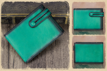 Load image into Gallery viewer, Bifold Wallet Money Clip Purse Mens Leather Slim Small Billfold Card Holder Purse
