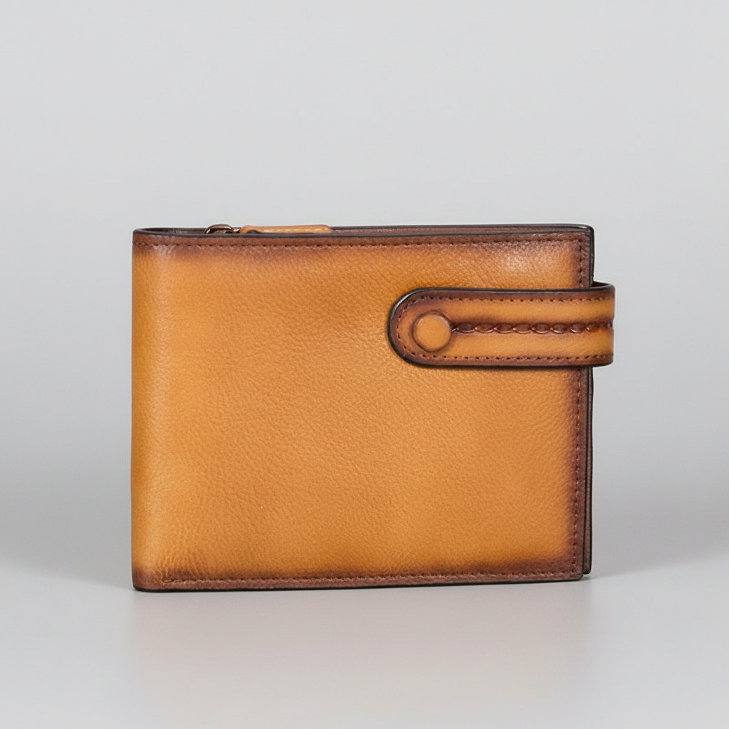 Bifold Wallet Money Clip Purse Mens Leather Slim Small Billfold Card Holder Purse