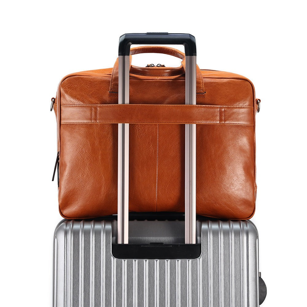 Men's Vintage Leather Briefcase laptop