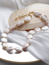 Load image into Gallery viewer, Modern Rebellion Baroque Pearl Statement Necklace

