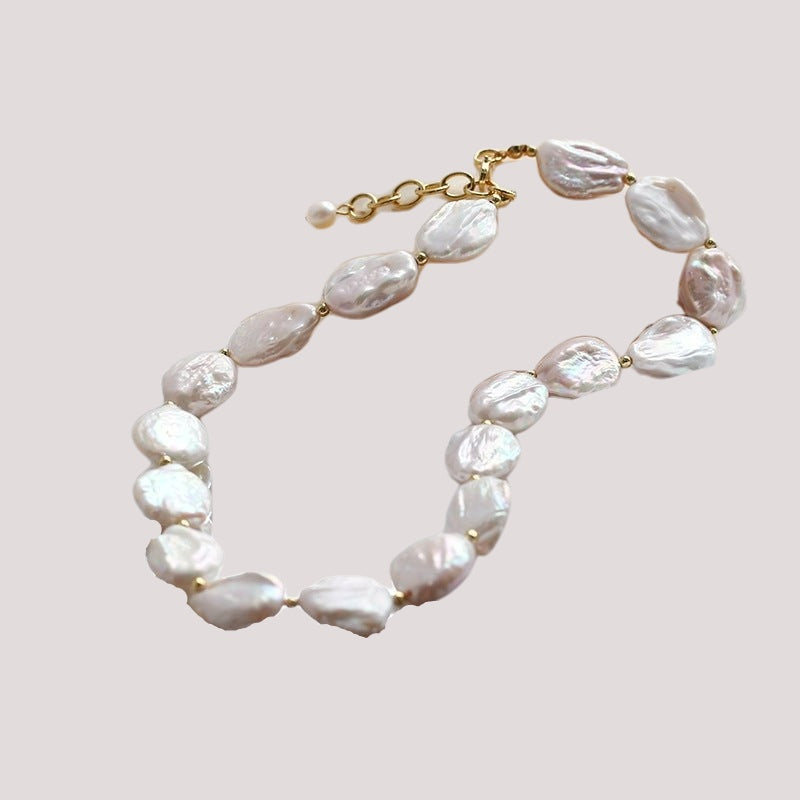 Modern Rebellion Baroque Pearl Statement Necklace