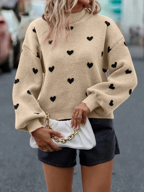 Cross My Heart Embroidered Sweater