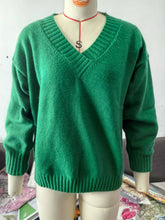 Load image into Gallery viewer, Long Sleeve V Neck Loose Sweaters Knit Pullover
