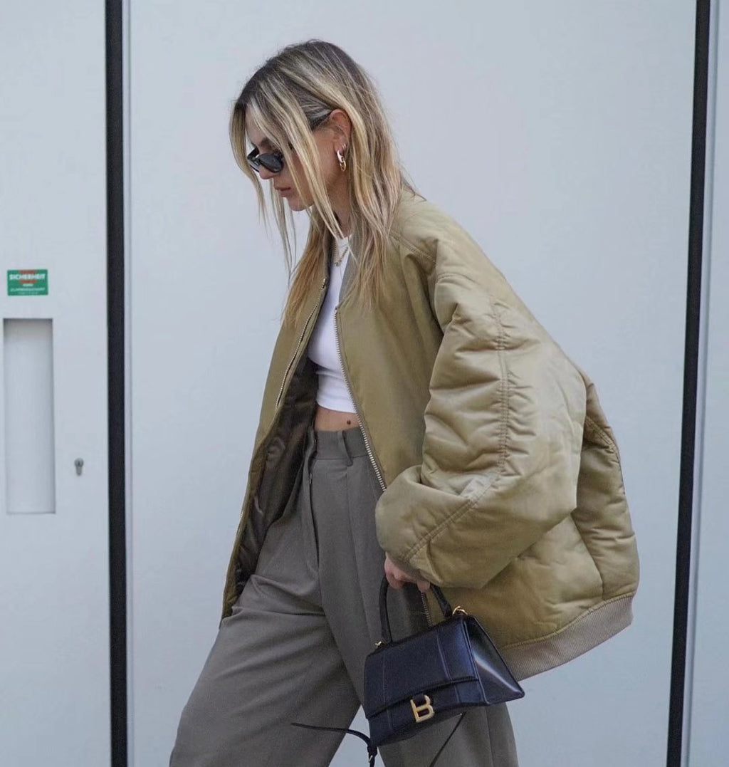 Loosr Bomber Zipper Up Jacket